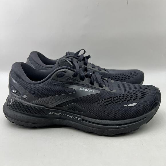 Brooks Shoes - Brooks Adrenaline GTS 23 Running Shoes Women Size 8.5 B Black Comfort Sneakers